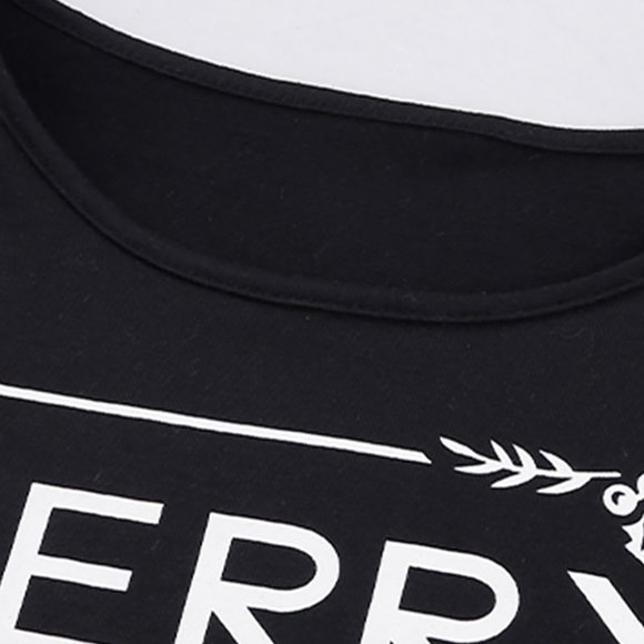 Christmas holiday Buffalo Check Merry Everything Happy Always Long Sleeve Shirt - Picture 12 of 13